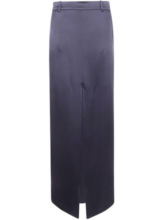 Tom Ford Crepe Envers Satin Tailored Skirt