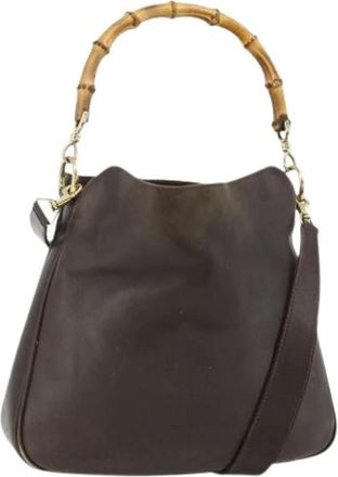 Gucci Pre-owned Shoulder Bags, female, Brown, Size: ONE SIZE Pre-owned Vintage Shoulder Bag