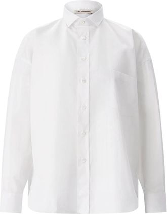 Bloomings Locri Blouse - Dames - Overhemden - Wit - M - Leer - Overhemden