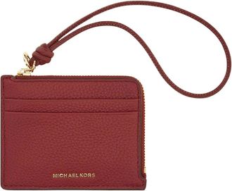Michael Kors Portacarte Jet Set - - Accessories - Donna - Rosso - ONE SIZE