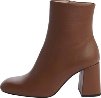 Souliers Martinez Schoenen, Dames, Bruin, 41 EU, Leer, Mirasierra Enkellaars