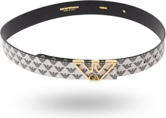 Emporio Armani G&uuml;rtel Wei&szlig;