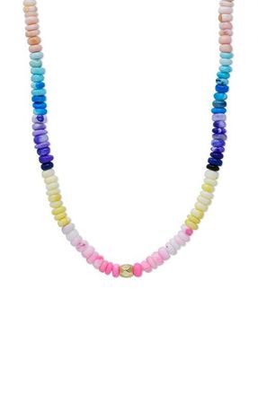 Anzie Boheme Opal Pastel Mix Necklace in Pink Multi at Nordstrom, Size 18