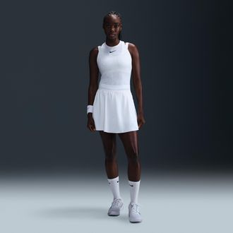 Nike Womens Court Ace Advantage Dri-FIT Tennis Skirt in White | FZ6726-100