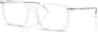 Ray-Ban 54mm Rectangle optical glasses in Transparent at Nordstrom