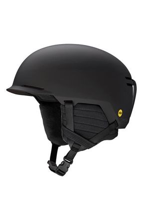 Smith Scout Round Contour Snow Helmet in Matte Black at Nordstrom, Size Medium