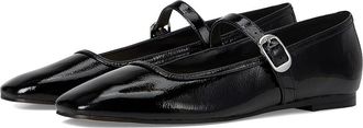 Marc Fisher Garissa Womens Flat Shoes Black Patent Leather : 8.5 M, Leather/Suede
