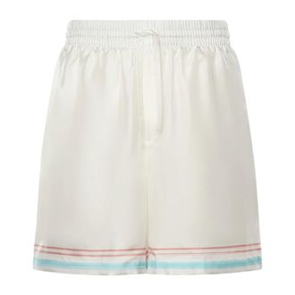 Casablanca Casual Shorts, male, White, Size: M Casual Shorts
