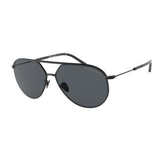 Giorgio Armani Mens Sunglasses 56/19/145 mm metal - Black - One Size
