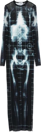 Jean Paul Gaultier Abito Squeletor lungo - Nero