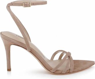 L'agence Womens Dua Sandals In Cappuccino Suede