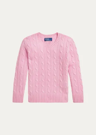 Ralph Lauren Boys The Iconic Cable-Knit Cashmere Sweater, Size 2-7