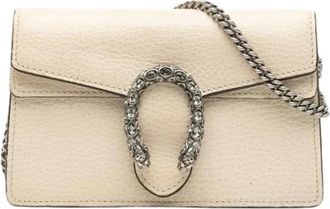 Gucci Pre-owned Mini Bags, female, White, Size: ONE SIZE Pre-owned Mini Crossbody Bag