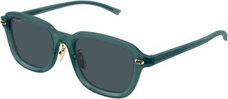 Gucci GG1948SK Asian Fit 004 Mens Sunglasses Blue Size 53 - Free RX Lenses - Free RX Lenses