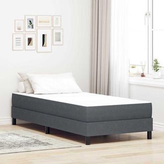 vidaXL Colch&oacute;n De Cama Con Colch&oacute;n Gris 90 X 200 Cm Tela Vidaxl