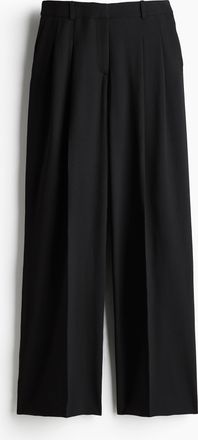 H&M Weite elegante Hose - Schwarz