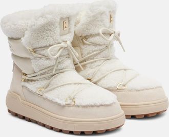 Bogner Stivaletti da neve Chamonix in suede con shearling