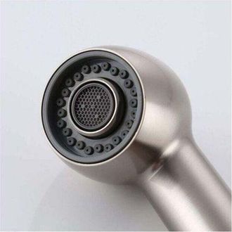 OEM Rociador Extra&iacute;ble Para Grifo De Cocina Con 2 Tipos De Chorro, Cabezal De Ducha De Repuesto Para Grifo Mezclador De Cocina, N&iacute;quel Cepillado