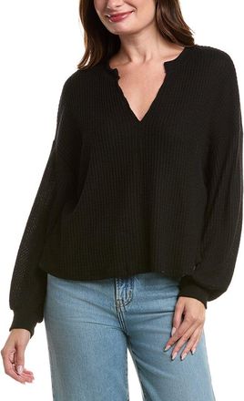 Project Social T Vinessa Notch Neck Brushed Thermal Top