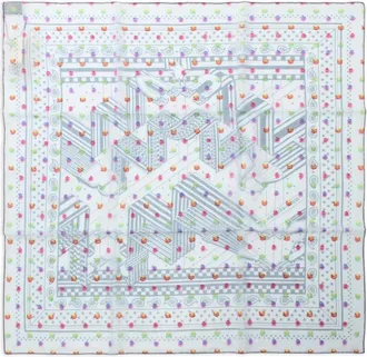 Hermès Sciarpa Carre 60 anni 2010 - Bianco