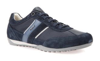 Geox Sneaker »U WELLS C« Casual Schuh, Schnürschuh mit Logoverzierung
