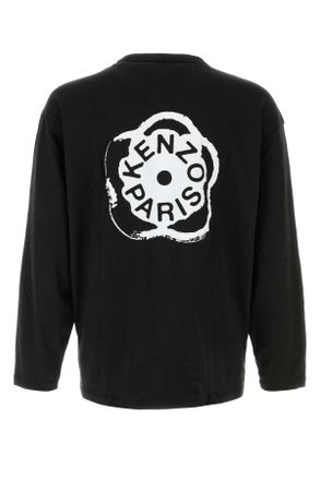 Kenzo Fg55tl3024sk 99j Black Exterior: Cotton T-Shirt T-shirts And Polos
