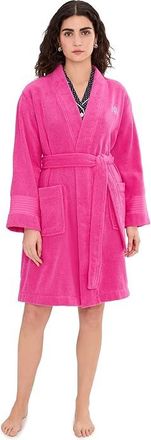 Lauren Ralph Lauren Terry Greenwich Robe Womens Jumpsuit & Rompers One Piece Hot Pink : XL (US 16-18), Cotton