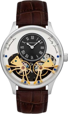 Earnshaw Scientists Faraday Double Barrel Black Dial Mens Watch ES-8179-03