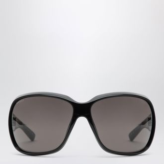 Gucci Square black acetate sunglasses