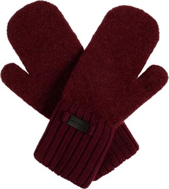 Canada Goose Wollen Handschoenen - Dames - Handschoenen - Rood - ONE Size - Wol - Accessoires