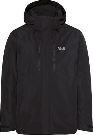 Jack Wolfskin Jasper Pro 3in1 Jacket Doppeljacke f&uuml;r Herren | schwarz