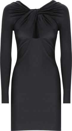 Coperni Short Kleedjes - Dames - Korte kleedjes - Zwart - S - Satijn - Kleedjes