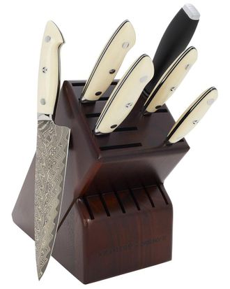 J.A. Henckels International Kramer By Zwilling Cumulus Collection 7Pc Knife Block Set
