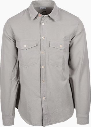 Paul Smith Mens PAUL SMITH CASUAL FIT SHIRT GREY - Size: 40