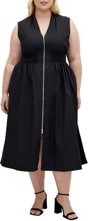 City Chic Cece Sleeveless A-Line Dress in Black at Nordstrom Rack, Size Xxl/24W