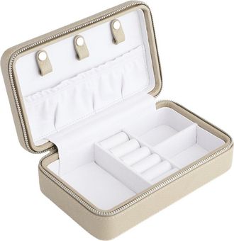 Royce New York Suede-Lined Jewelry Box