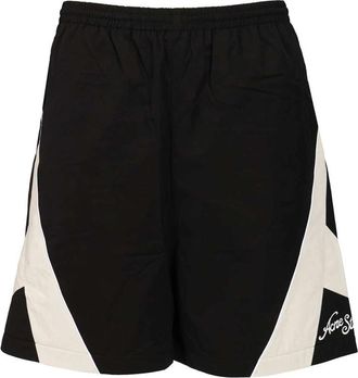 Acne Studios Casual Technical Shorts - Heren - Korte Broeken - Zwart - S - Katoen - Korte Broeken