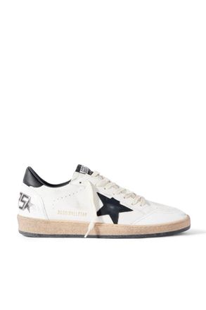Golden Goose Ball Star Distressed Leather Sneakers