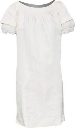 Giambattista Valli ruffle trim layered sleeve shift dress