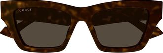 Gucci Sunglasses Gg1753 S 002 Brown/Brown Women