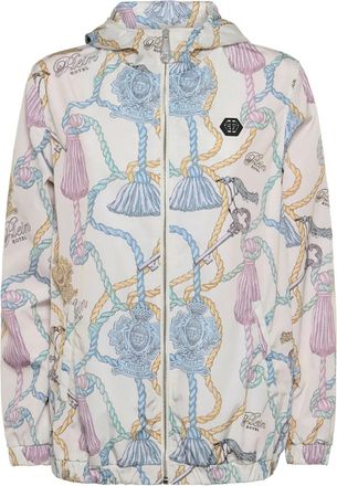 Philipp Plein Giacca con stampa grafica - Bianco