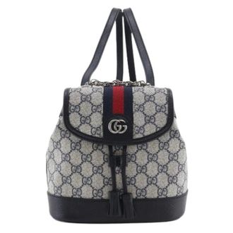 Gucci Pre-owned Canvas Rugzak - Dames - Pre-owned - Veelkleurig - Maat: ONE Size