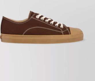 Moschino low top sneakers contrast stitching