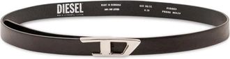 Diesel Slim Belt - Dames - Riemen - Zwart - 85 CM - Accessoires