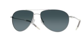 Oliver Peoples OV1002S Benedict Polarized 5036S3 Mens Sunglasses Silver Size 59