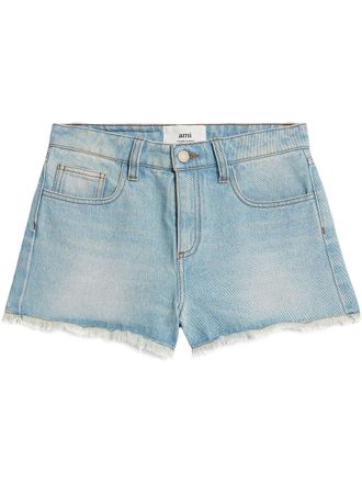 Ami Shorts a taglio vivo - Blu