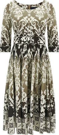 Samantha Sung Cotton Midi Womens Dress