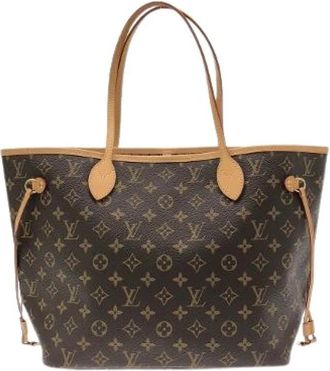 Louis Vuitton Pre-owned Neverfull Monogram Tote Bag - Dames - Vintage Shopper - Bruin - ONE Size - Vintage