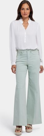 NYDJ Mia Palazzo Jeans In Petite Met Hoge Taille