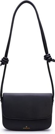 La Portegna Lucia Shoulder Bag With Sliding Knots in Black at Nordstrom